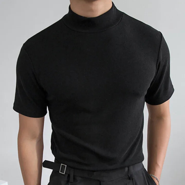 Alban™ – Rollkragen-T-Shirt mit schmaler Passform