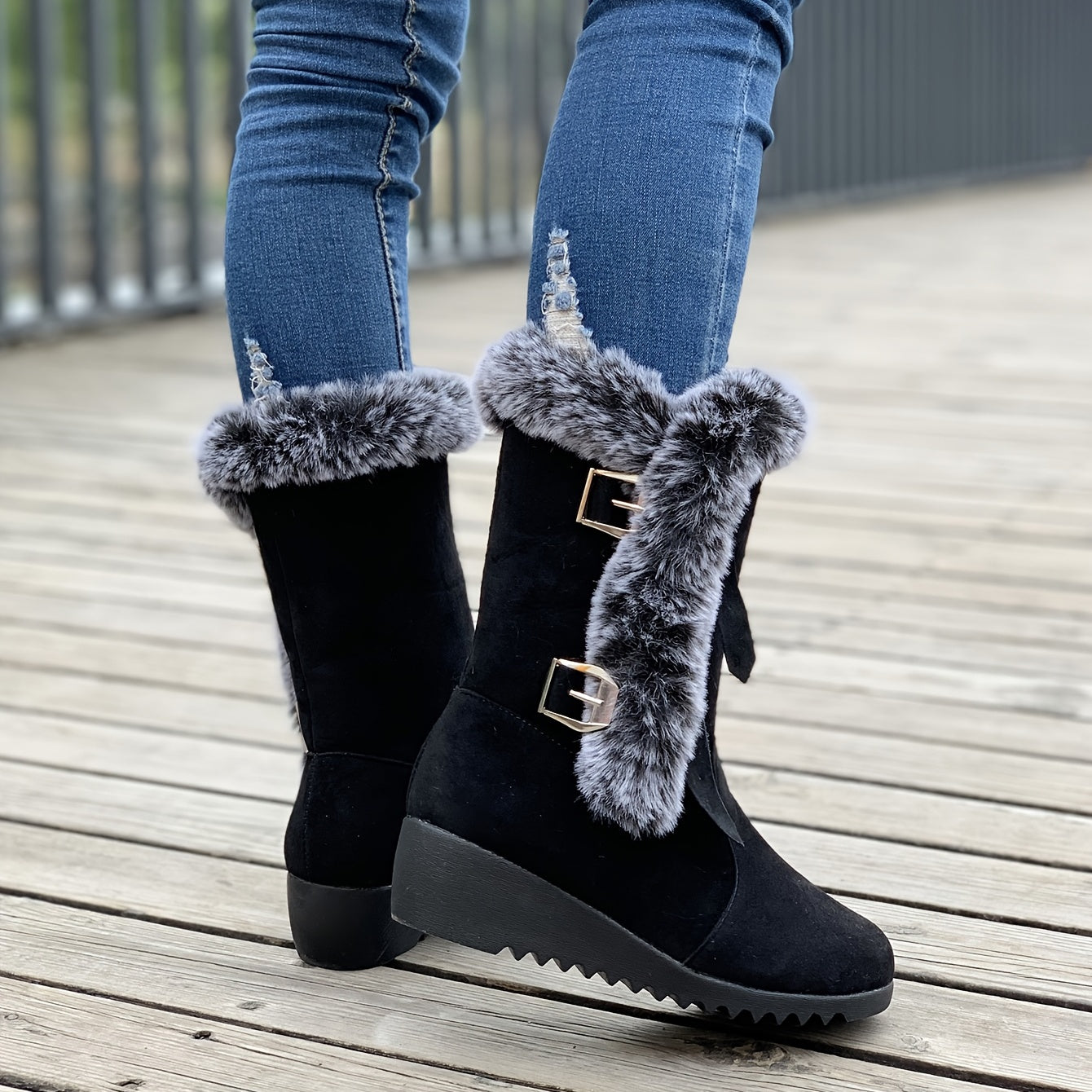 Seraphi™ | Fleece Mid-calf Schneestiefel