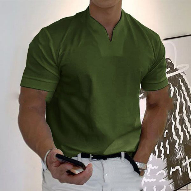 Marlu™ | Casual Leinen T-shirt für Männer