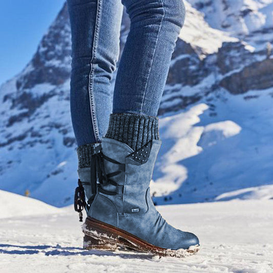 Amania™ | Damenstiefel aus Wildleder für kaltes Wetter