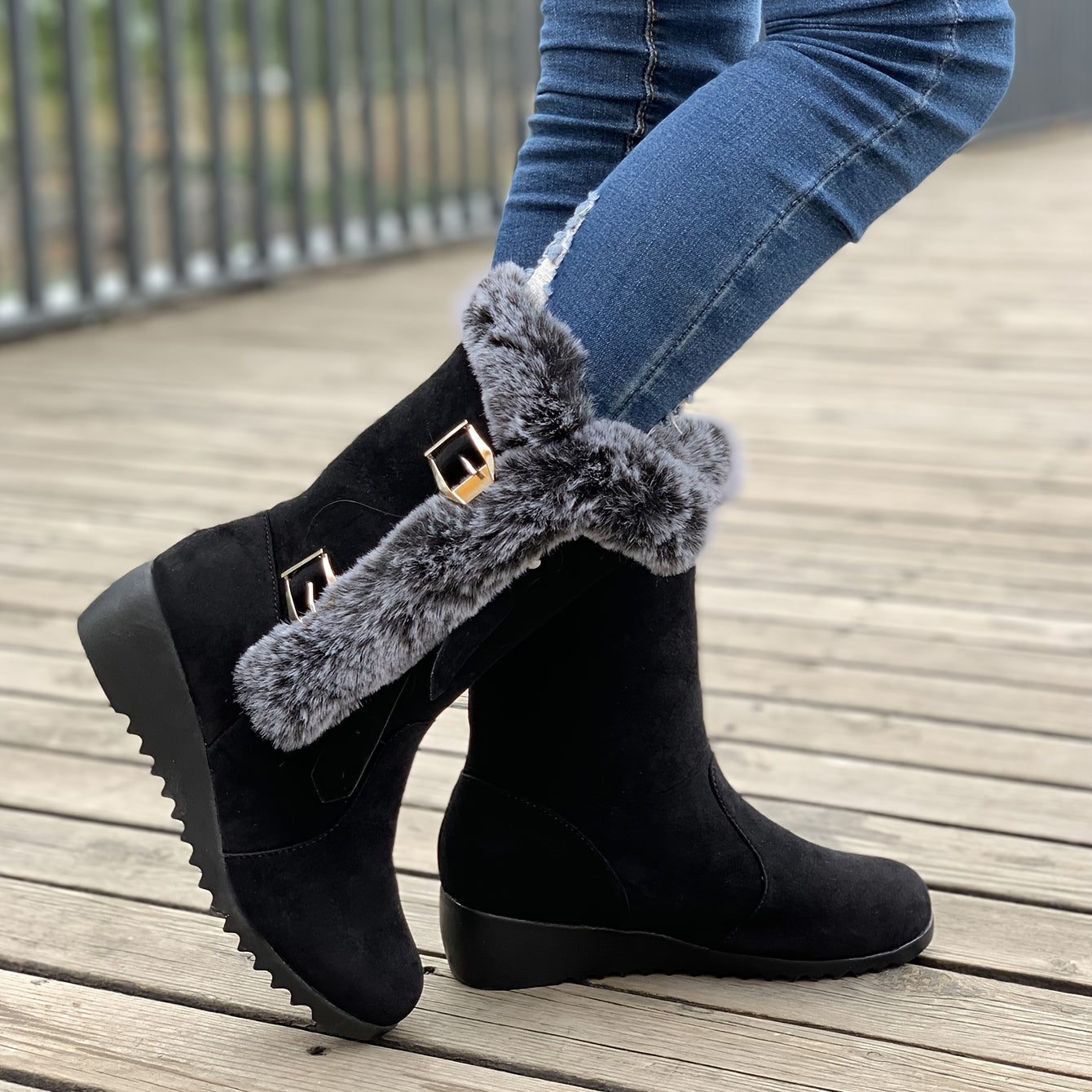 Seraphi™ | Fleece Mid-calf Schneestiefel