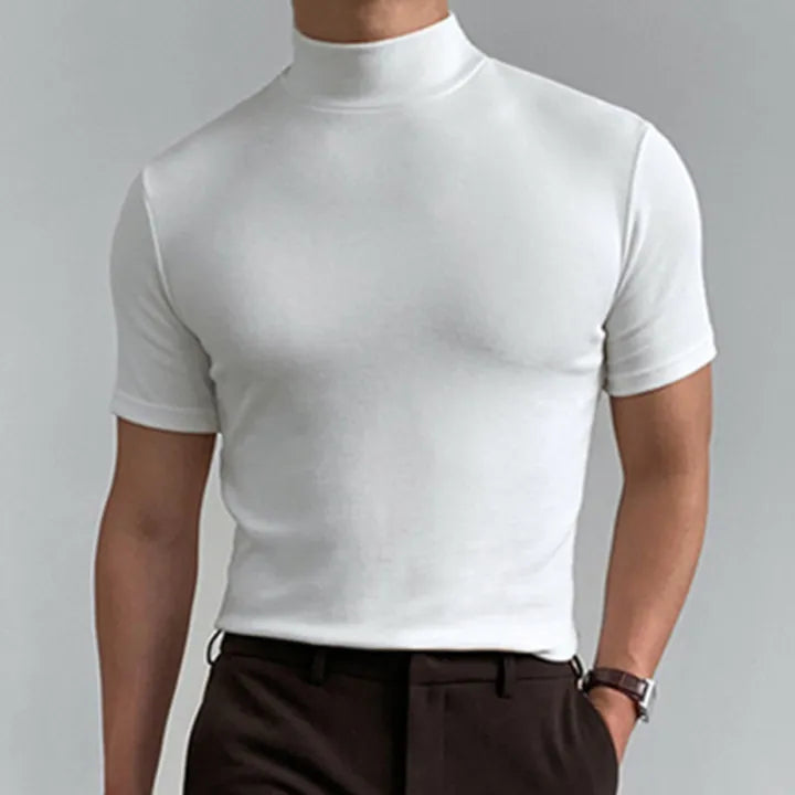 Alban™ – Rollkragen-T-Shirt mit schmaler Passform