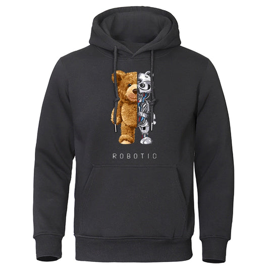 Braxton™ | Übergroßer Teddybär-Fleece-Hoodie