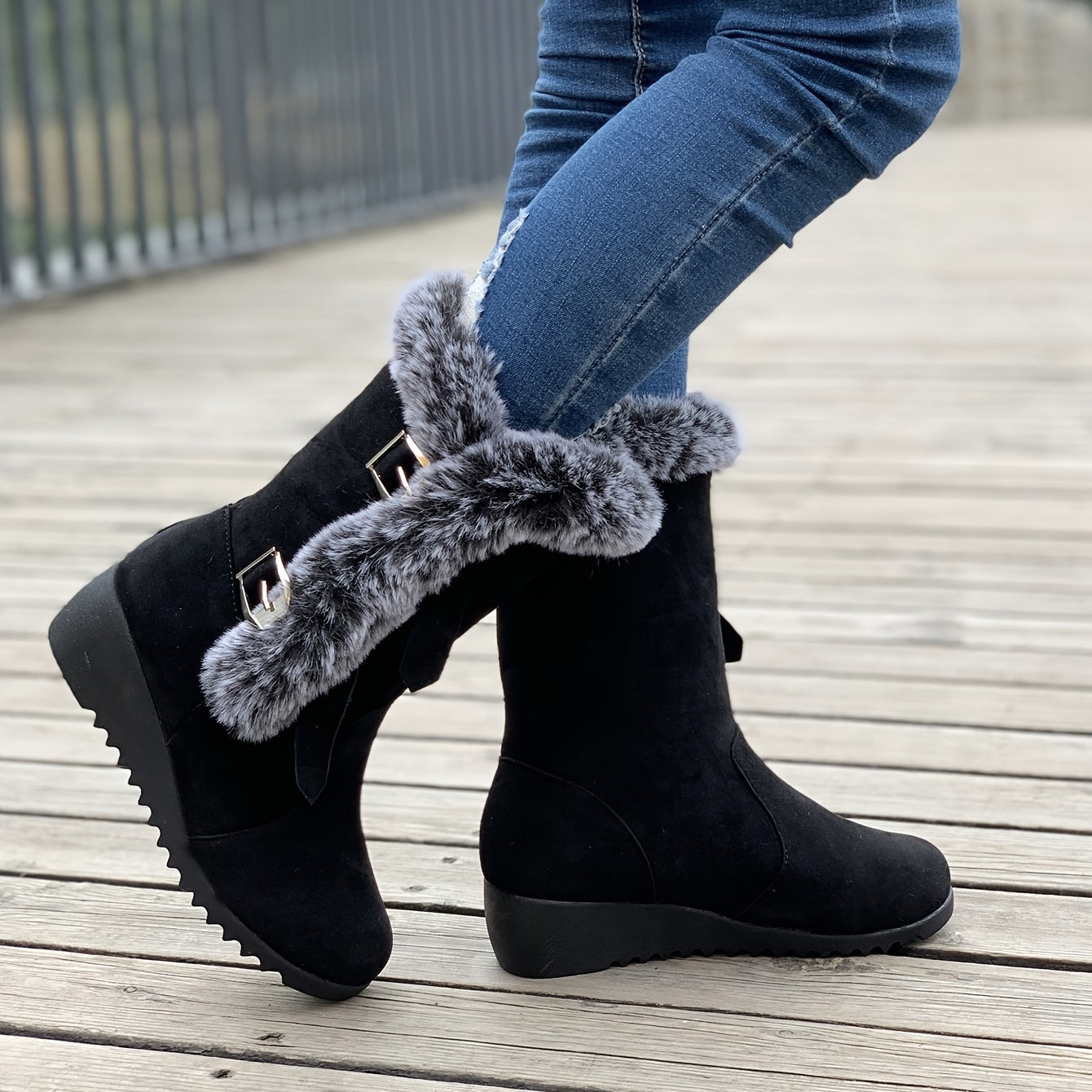 Seraphi™ | Fleece Mid-calf Schneestiefel