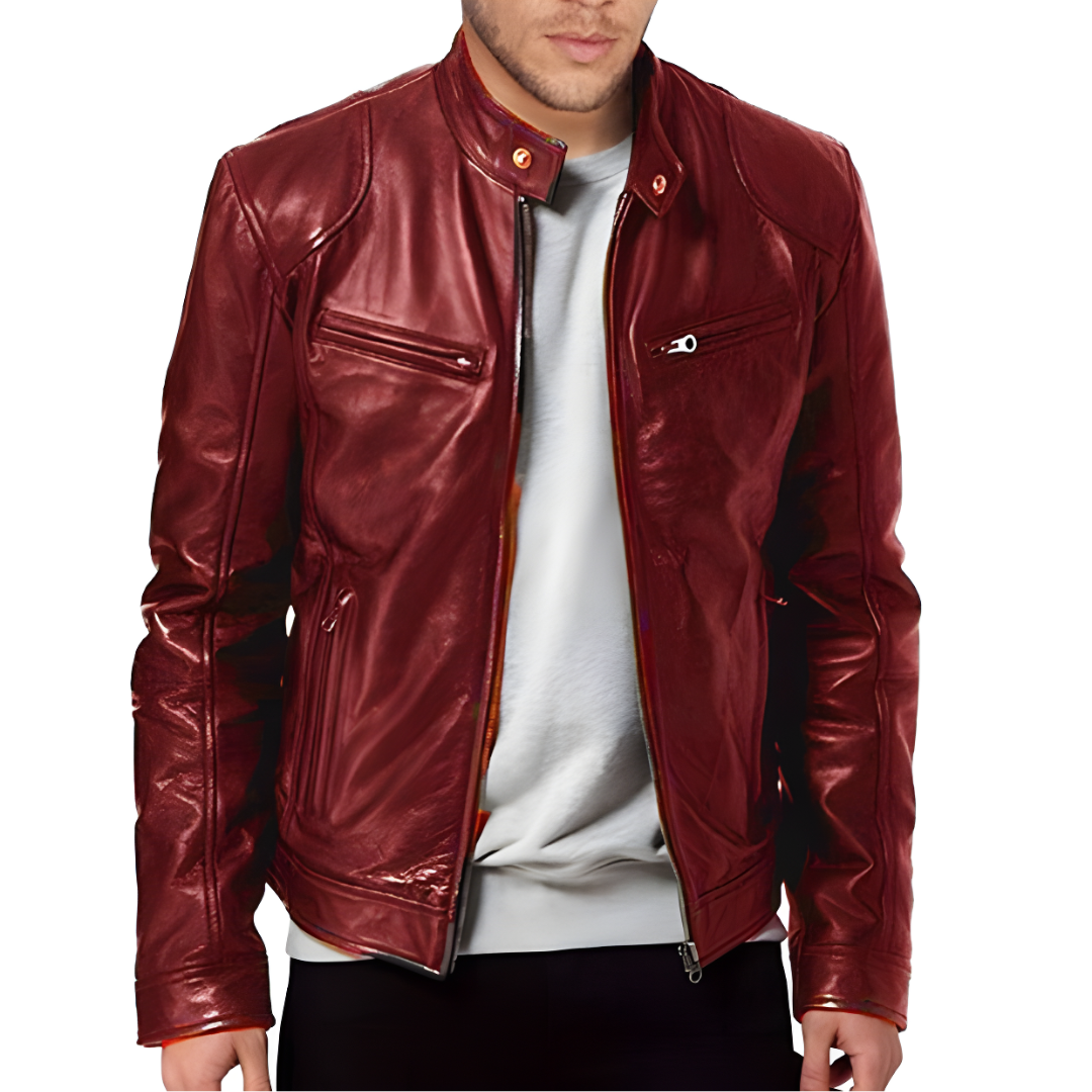 Ando™ | Premium Lederjacke