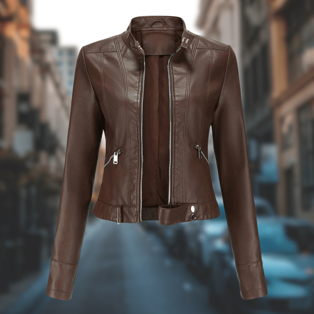 OXANA™ -  Stylische lederjacke