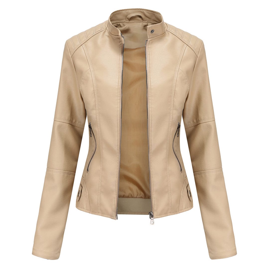 Milena™ - Stylische Lederjacke