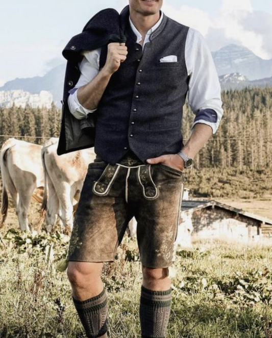 Emrys™ | Die stylische und einzigartige Lederhose für Männer