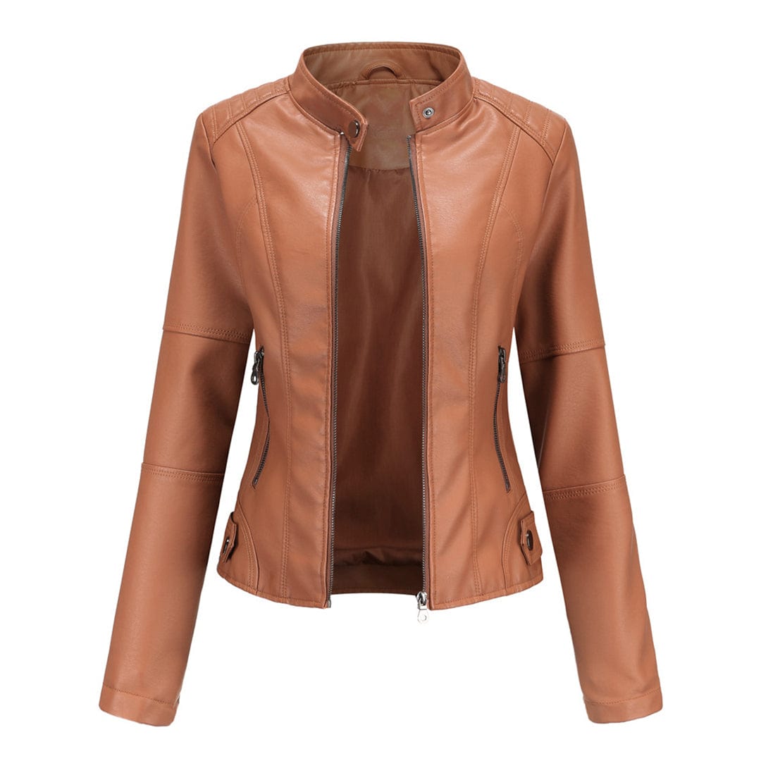 Milena™ - Stylische Lederjacke