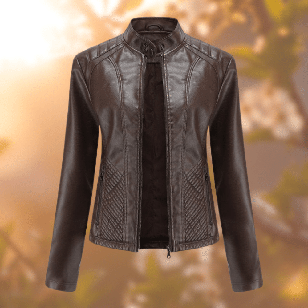 Janine™ | Premium Lederjacke