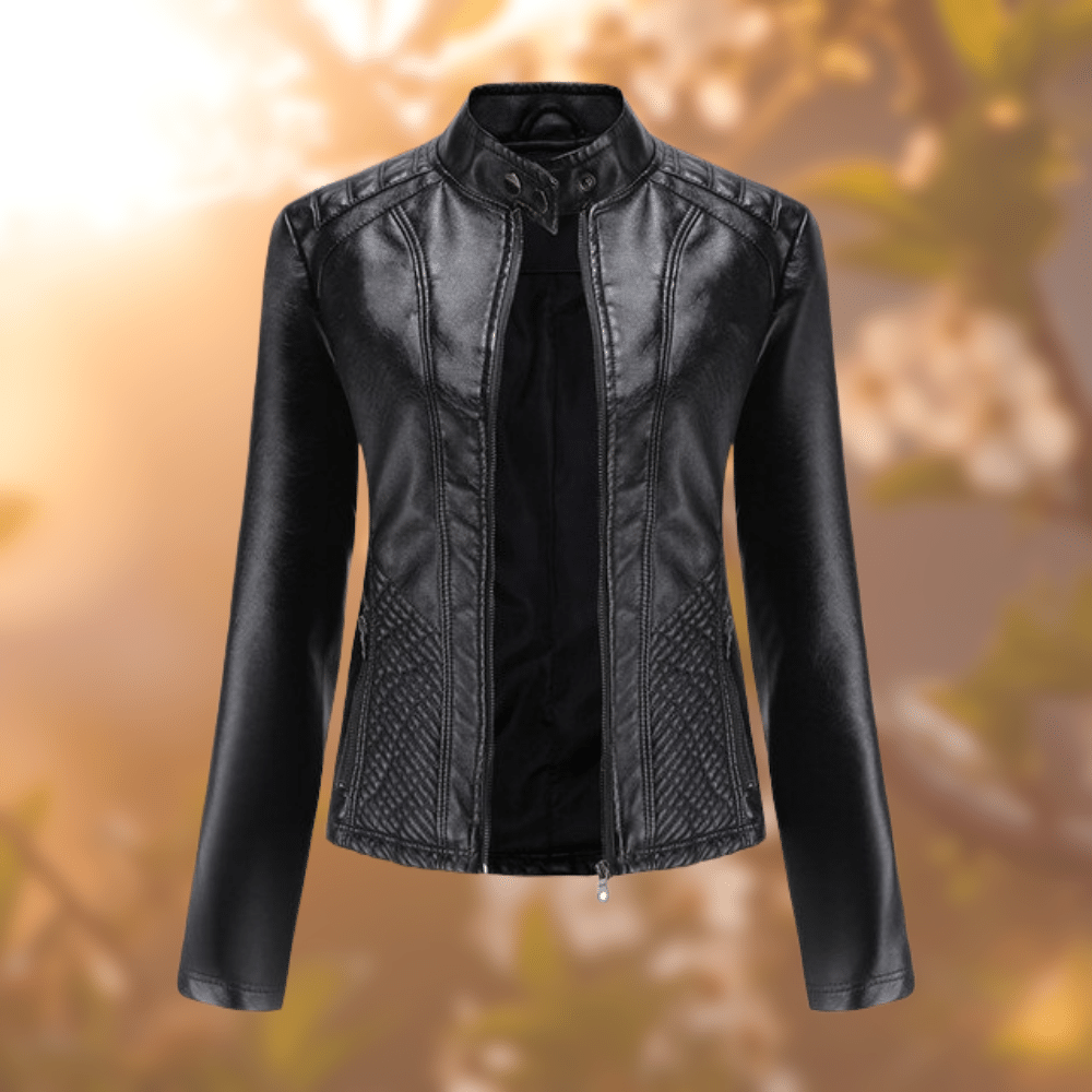 Janine™ | Premium Lederjacke