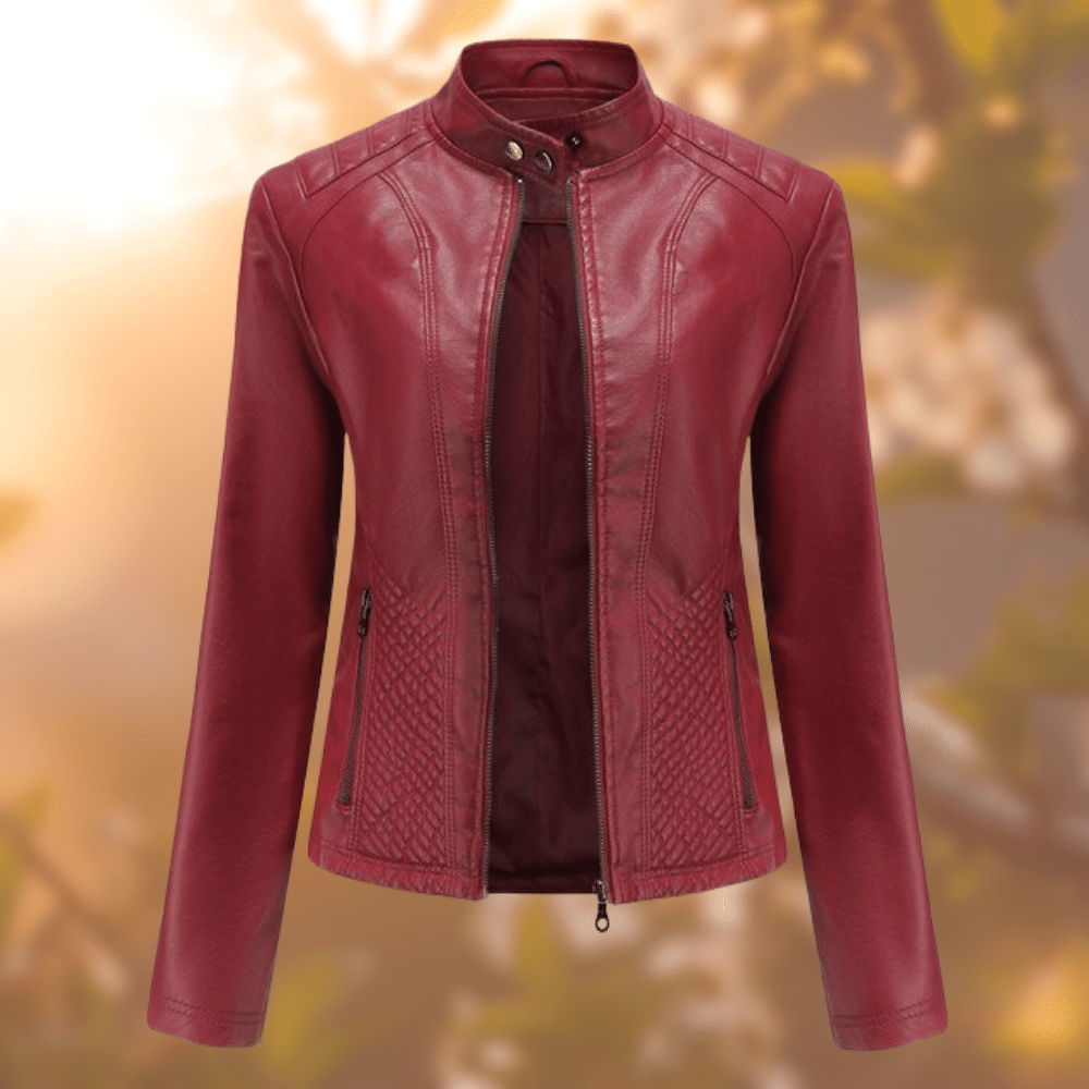 Janine™ | Premium Lederjacke