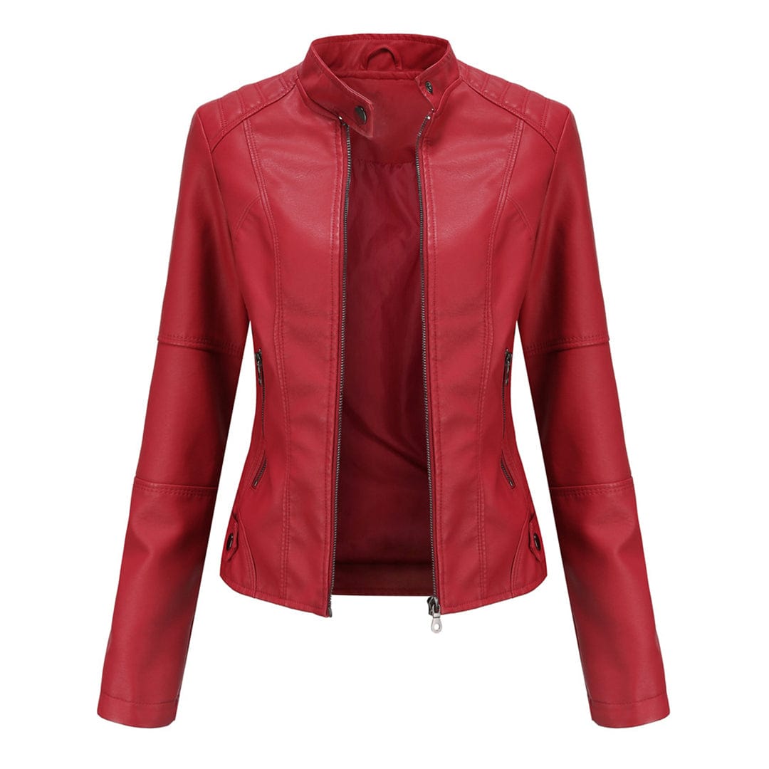 Milena™ - Stylische Lederjacke