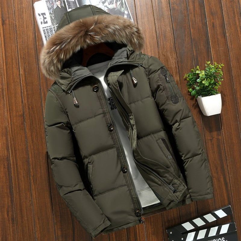 Borini™ | Herren-Winterjacke mit Kapuze