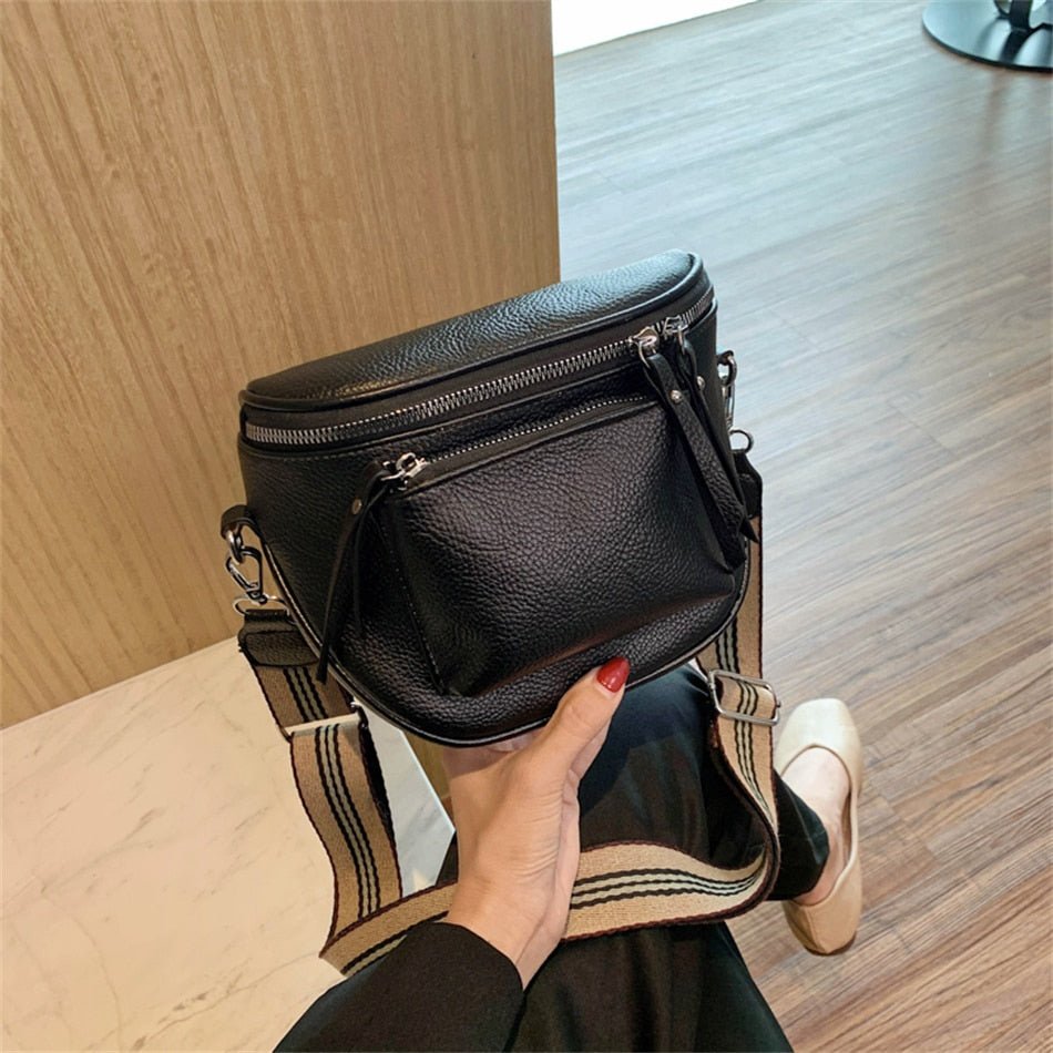 FashionSense™ | Luxuriöse Leder-Damentasche